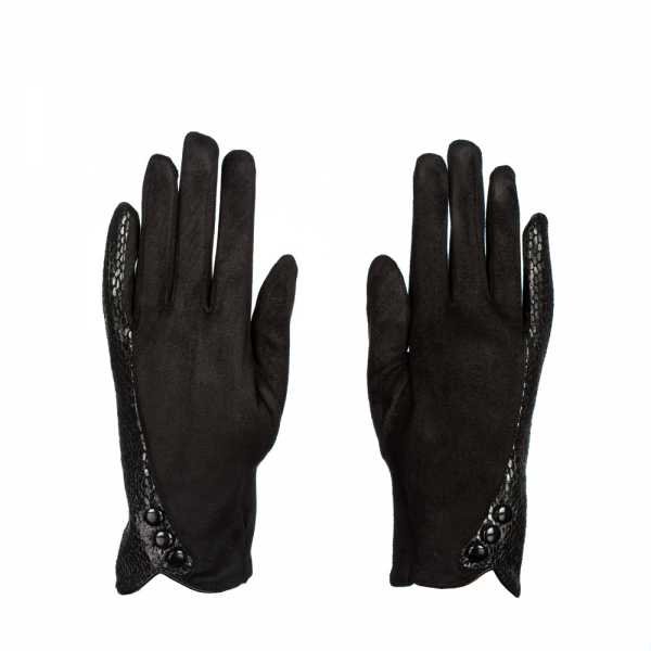 Γυναικεία γάντια Pina μαύρα, 3 - Kalapod.gr